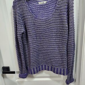 Purple Knit Women's Sweater